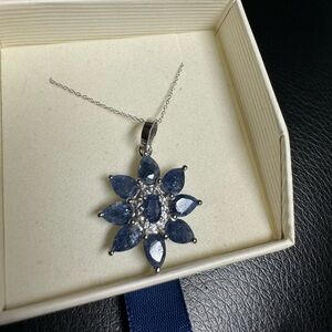 Solar Sapphire Pendant